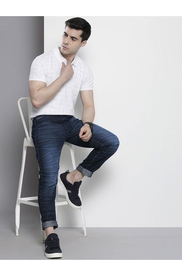 Men Slim Fit Solid Jeans
