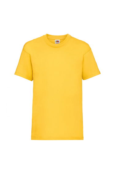 Fruit Of The Loom Childrens/Kids Unisex Valueweight Short Sleeve T-Shirt (Pack of 2) - Sunflower