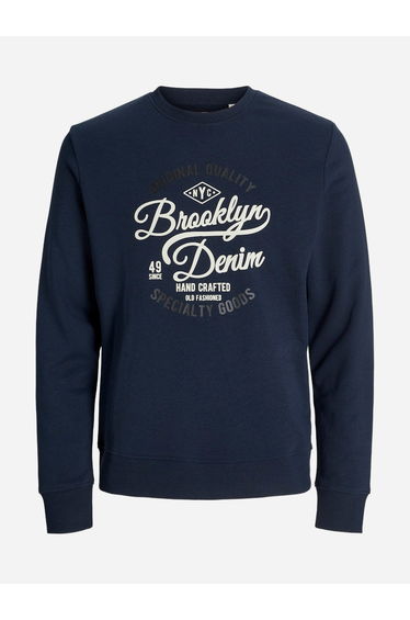 Front Graphic Print Crew Neck Sweatshirt
