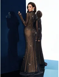 QOQ Glamorous Temperament party Luxury Hot Drill formal dress - 3