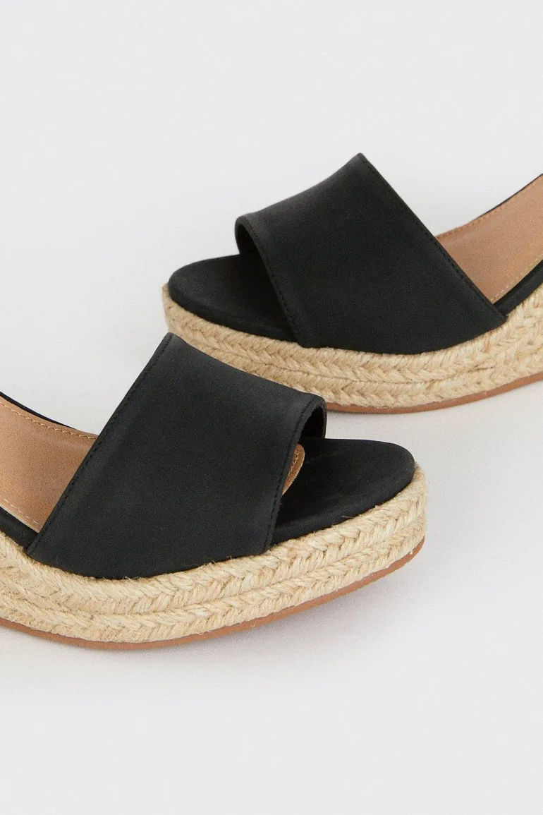 Wide Fit Rebekah Peep Toe Wedges - 3