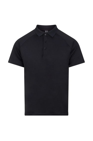 Finden & Hales Mens Team Polo Shirt - Black
