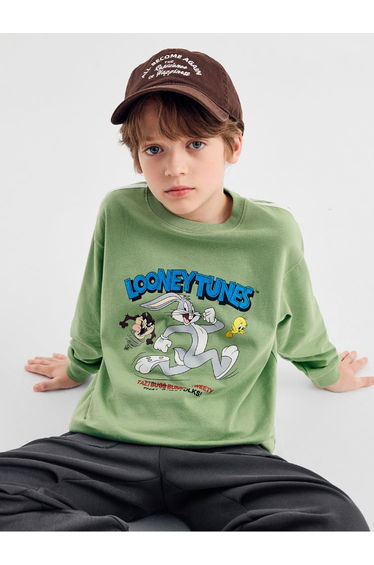 Boys' Long Sleeve T-Shirt With Graphic Print
