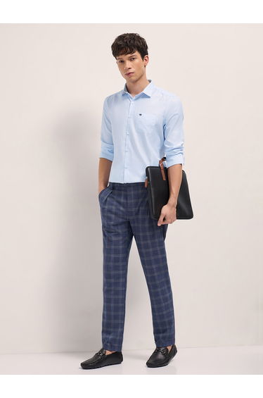 Men Woven Striped Tailored Fit Formal Shirt
