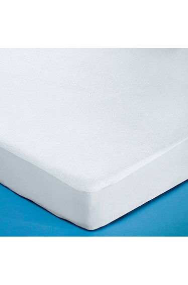 Bouclé Terry Towelling Mattress Protector over Polyurethane