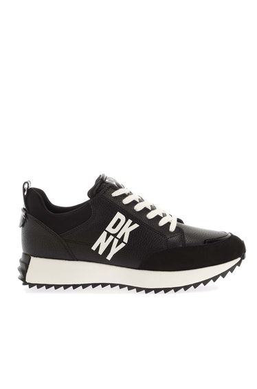 Women's DKNY Nivens Lace Up Trainers in Black