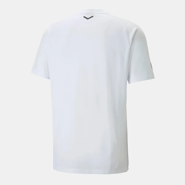 Men's Puma Manchester City Fc Casuals T-Shirt in White - 1