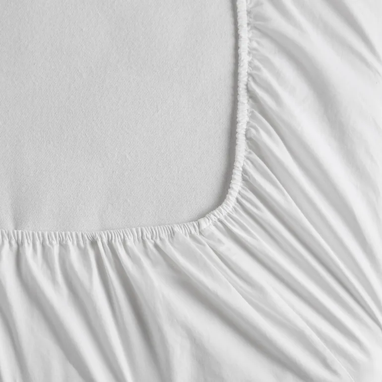 Saria Washed Cotton Sateen Fitted Sheet with 30cm Flap - 3