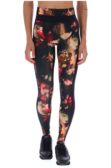 Tb Sport Penelope Floral Mid Impact Leggings Orchid Print