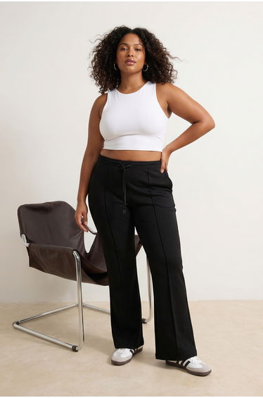 Trendyol Curve Black Trousers