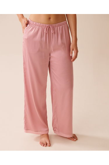 Satin and Chiffon Pants