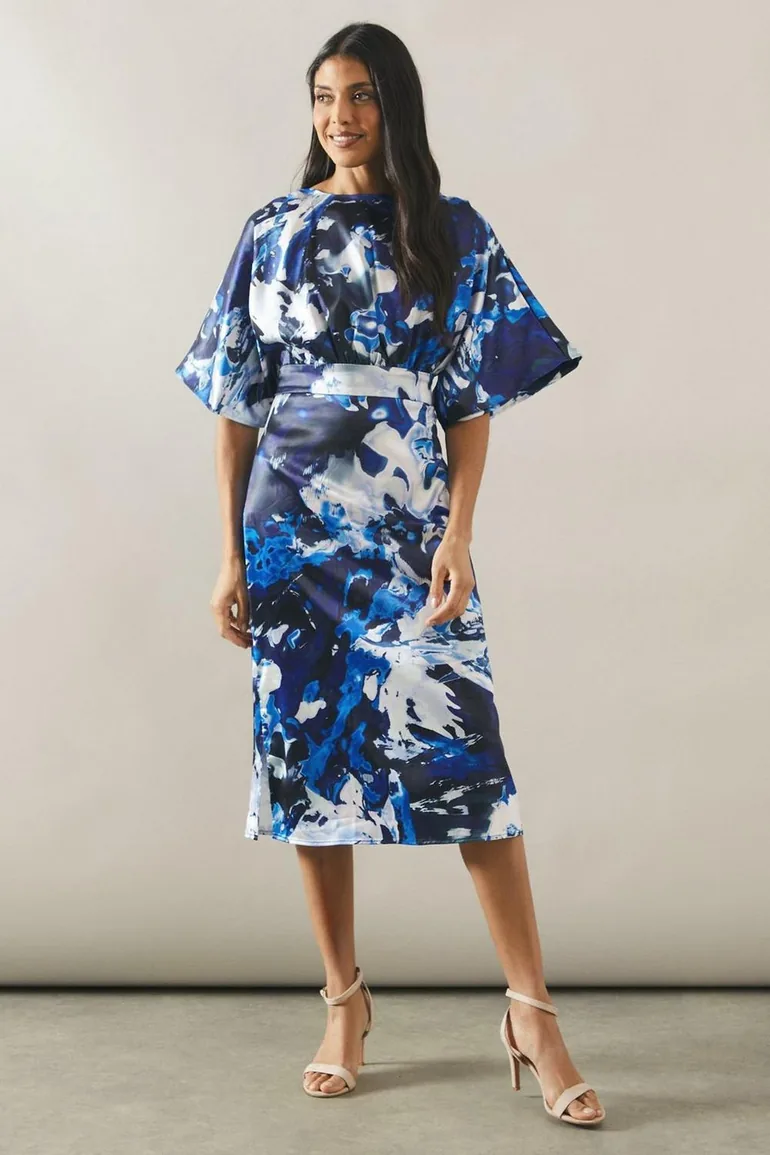 midi summer floral dress for women Frankies Bikinis - Gem Floral Midi Dress