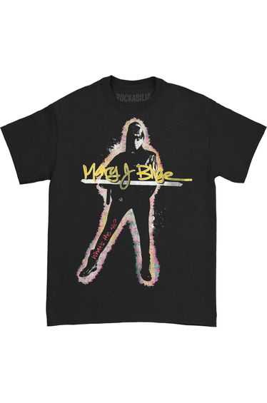 Mary J Blige Womens/Ladies Glow Cotton T-Shirt - Black