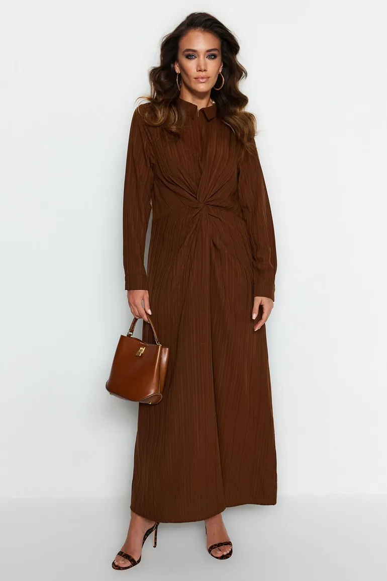 column shirt dress LEMAIRE column dress in crepe de chine viscose