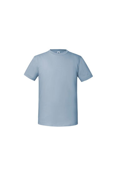 Fruit of the Loom Mens Iconic Premium Ringspun Cotton T-Shirt - Mineral Blue