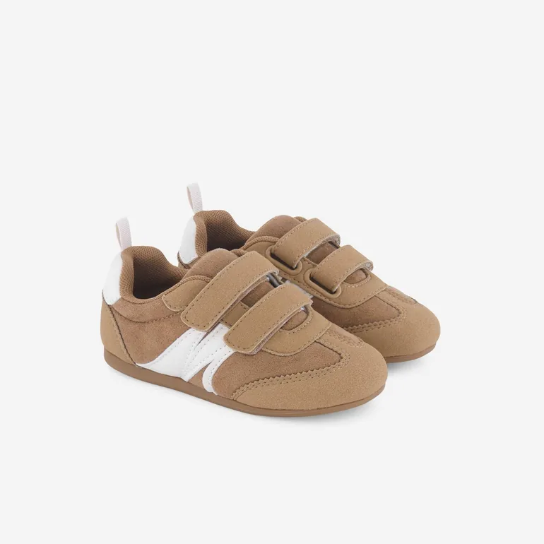 Two-tone Low-top Sneakers BEIGE - 1