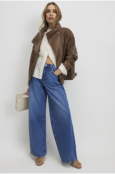 Blue Baggy Fit Jeans