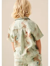 Teddy Tie Dye Print Shirt - 2