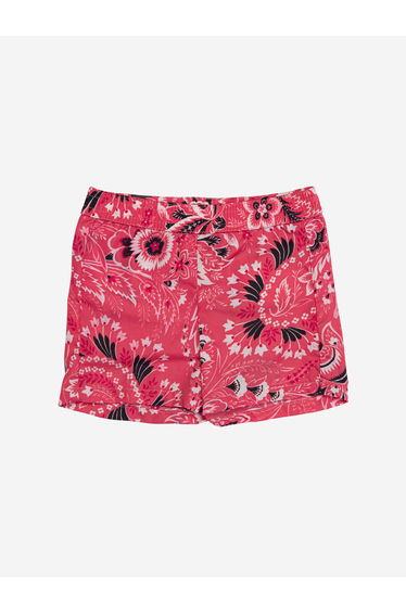 Boys Floral Paisley Swim Shorts in Pink