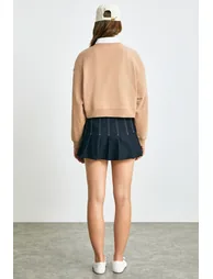 GRIMELANGE DANBI Women's Brown Sweatshirt - 5