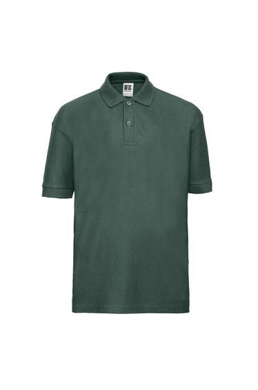 Russell Childrens/Kids Polo Shirt - Bottle Green