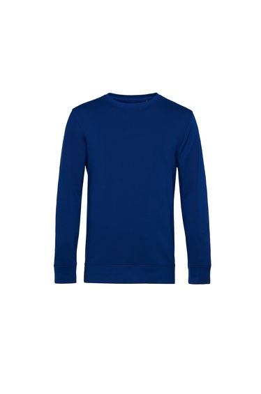 B&C Mens Organic Crew Neck Sweat - Royal Blue