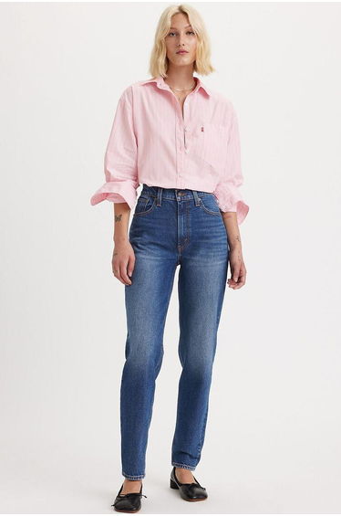80's Mom Jeans with High Waist