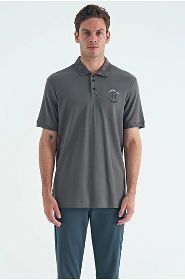 TOMMY Men's Cotton Polo Shirt With Button Placket
