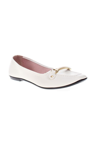 Solid Block Heel Slip-On Shoes