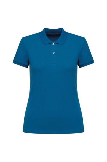Native Spirit Womens/Ladies Pique Polo Shirt - Blue Sapphire