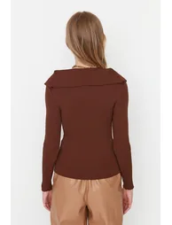 Sweater - Brown - Regular fit - 4