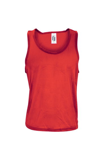 SOLS Mens Anfield Sports Training Bib - Red