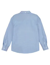 Cotton Shirt with Detachable Bow Tie - 3