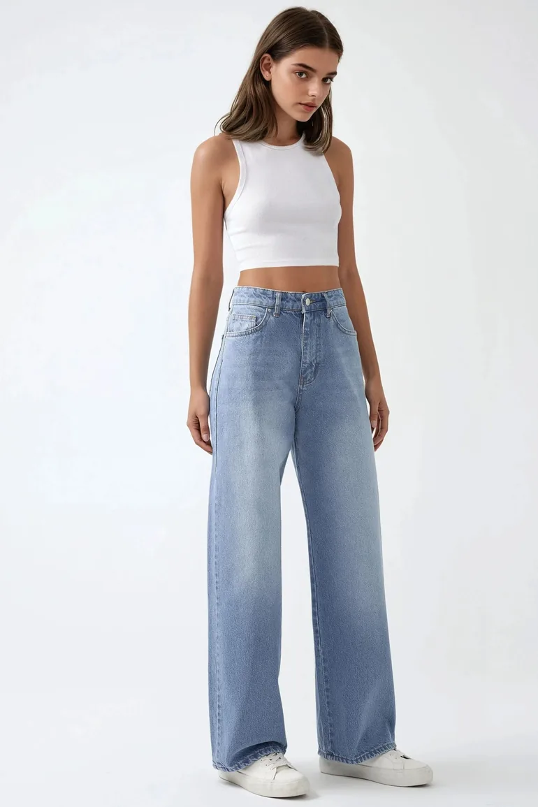 بنطلون دينيم جينز باغي 