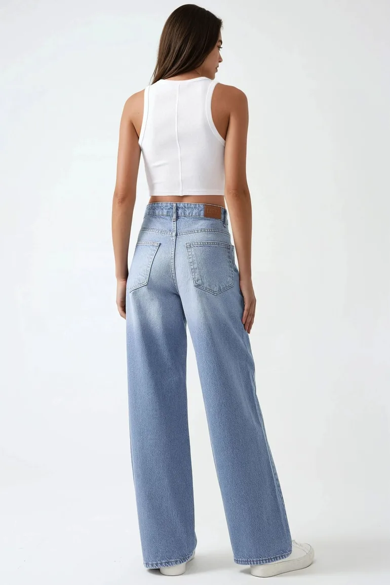 بنطلون دينيم جينز باغي  - 1