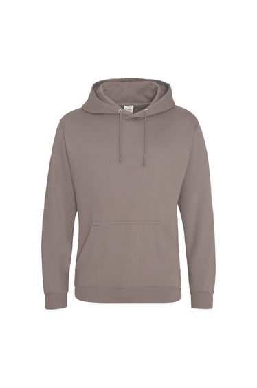 Awdis Unisex College Hooded Sweatshirt / Hoodie - Mocha Brown