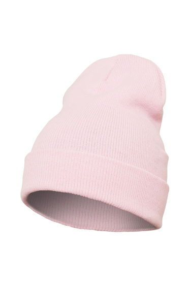 Yupoong Flexfit Unisex Heavyweight Long Beanie Winter Hat - Baby Pink