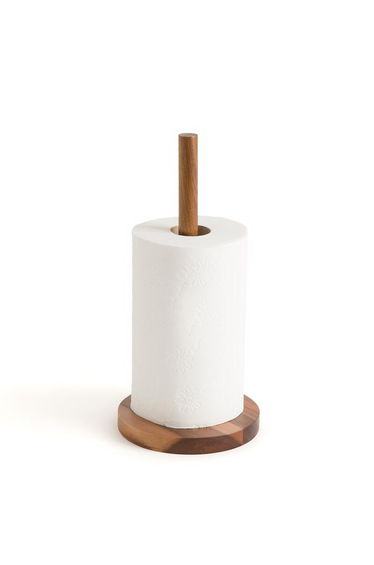 Akacito Acacia Kitchen Roll Holder