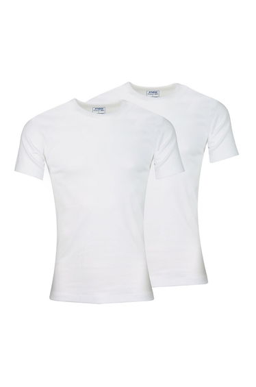 Pack of 2 T-Shirts in Organic Cotton with Crew Neck