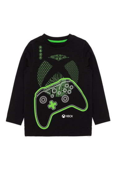 Xbox Boys Game Controller Long-Sleeved Pyjama Set - Black/Green