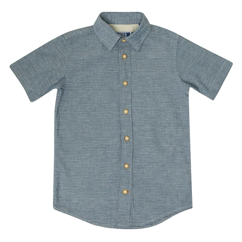 Boy's Jack Jones Junior Habel Shirt in Blue