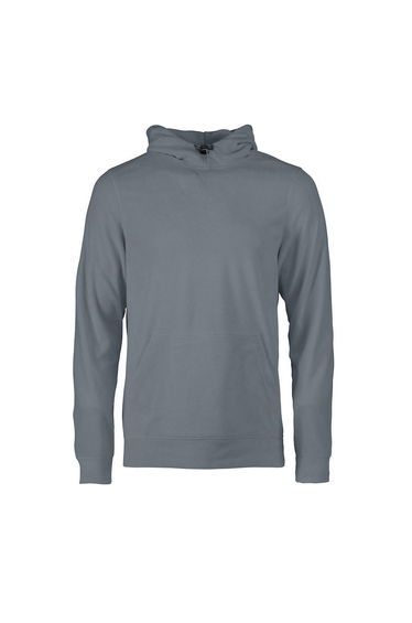 The Printers Choice Mens Switch Fleece Hoodie - Metal Grey