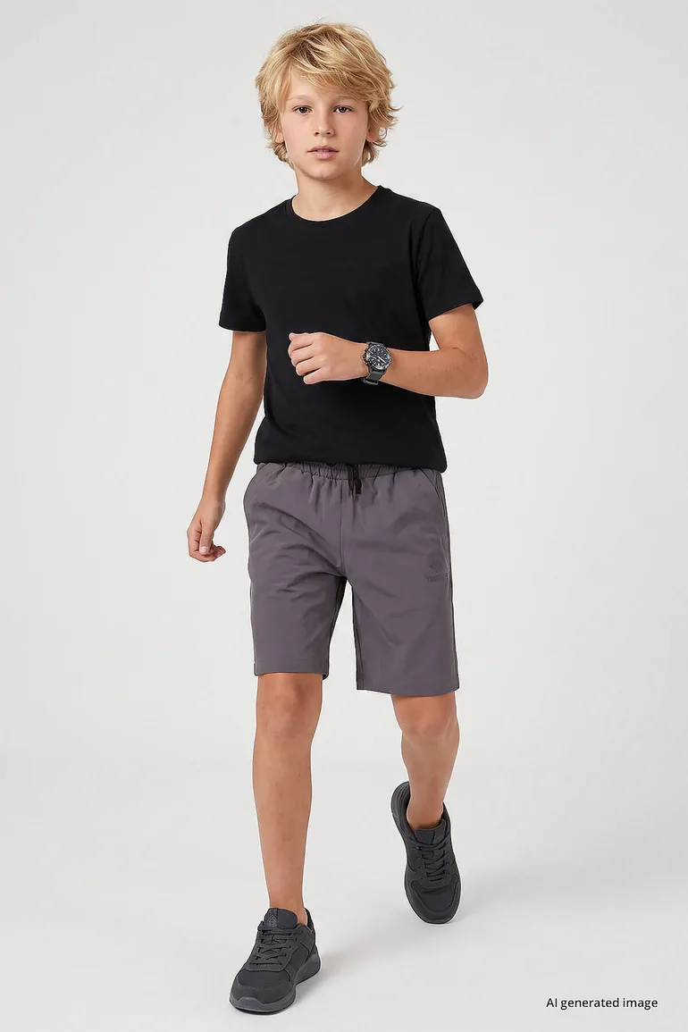 TOMMY Youth Polyester-Elastane Shorts