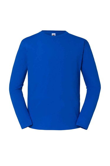 Fruit of the Loom Mens Iconic Long-Sleeved T-Shirt - Royal Blue