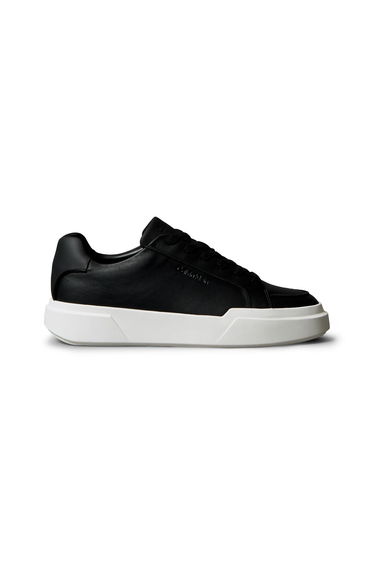 Chunky Cupsole Lace Up Black