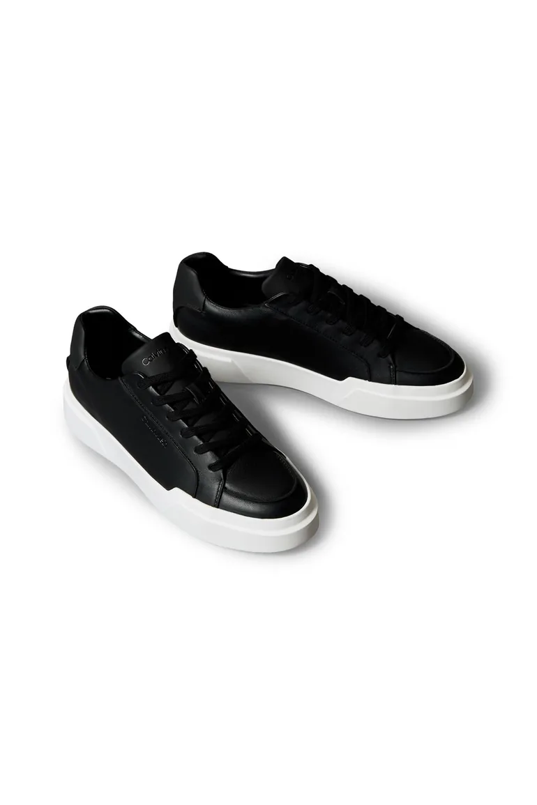 Chunky Cupsole Lace Up Black - 1