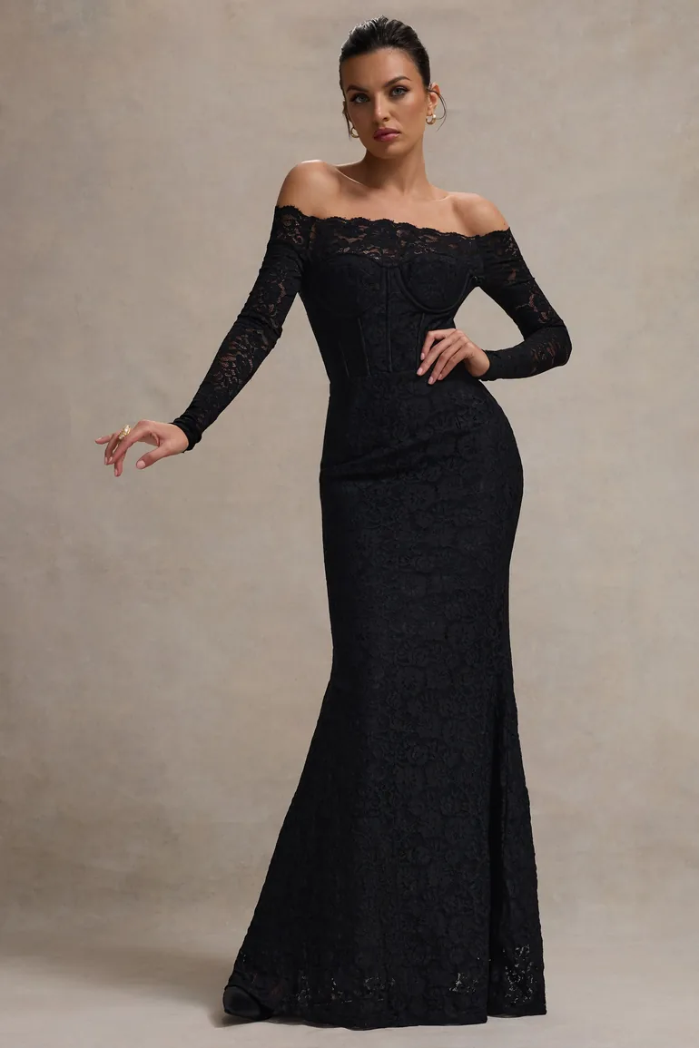 astoria lace maxi dress Shop Astoria