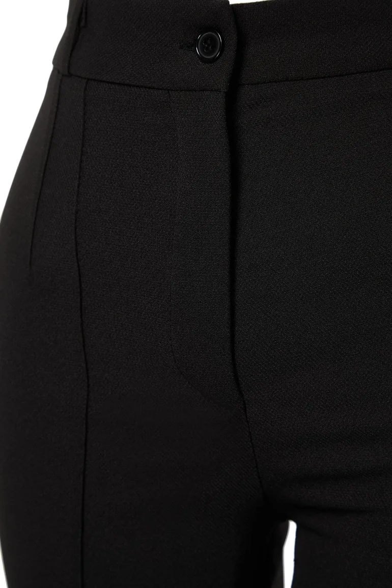 Pants - Black - Wide leg - 5