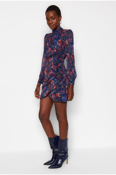 Dress - Blue - A-line