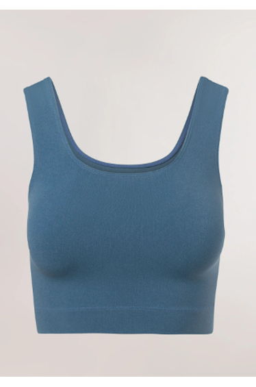 Limber Up Cropped Top - CORE BLUE